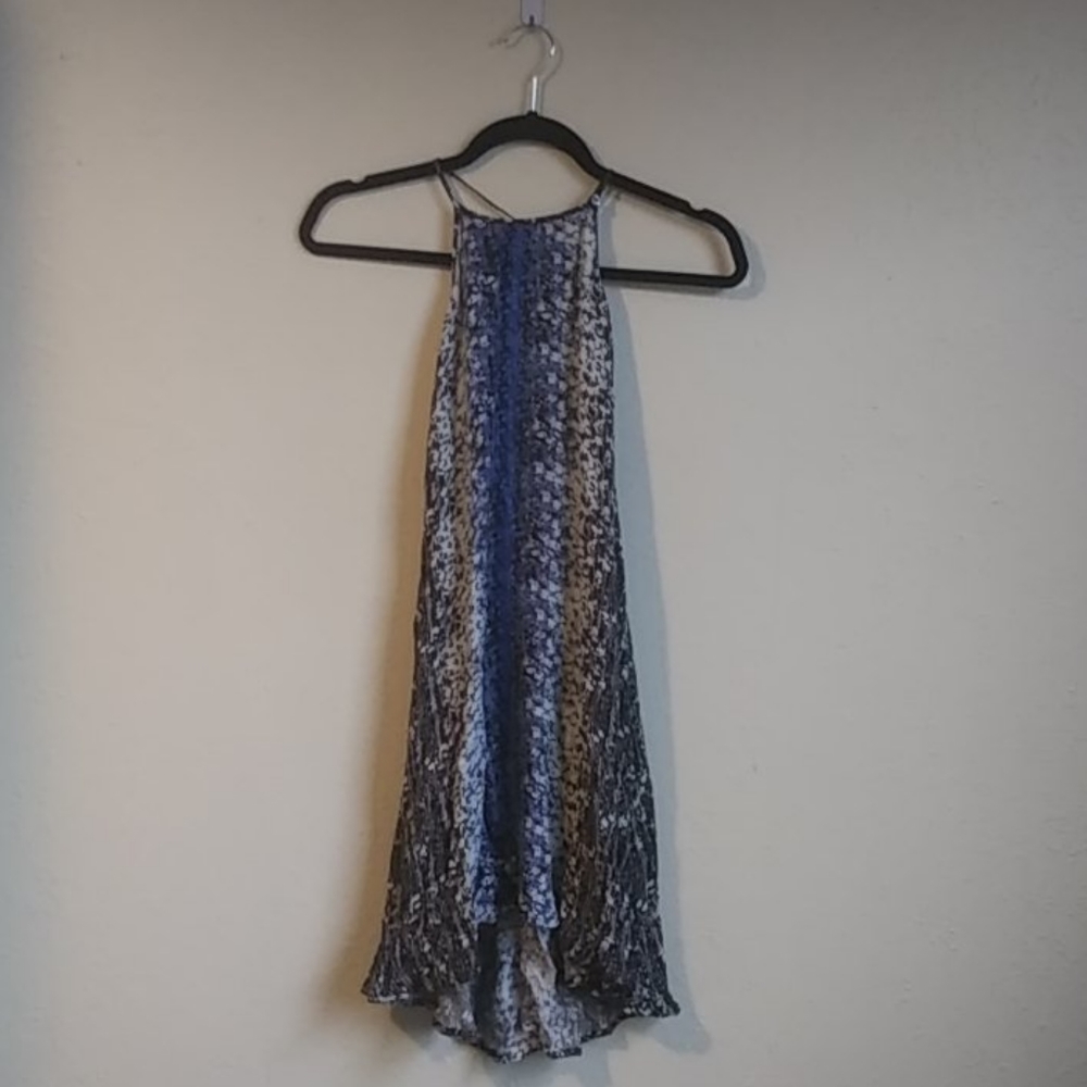 Free People T-back Print Dress